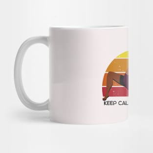 Keep calm and do yoga Mug